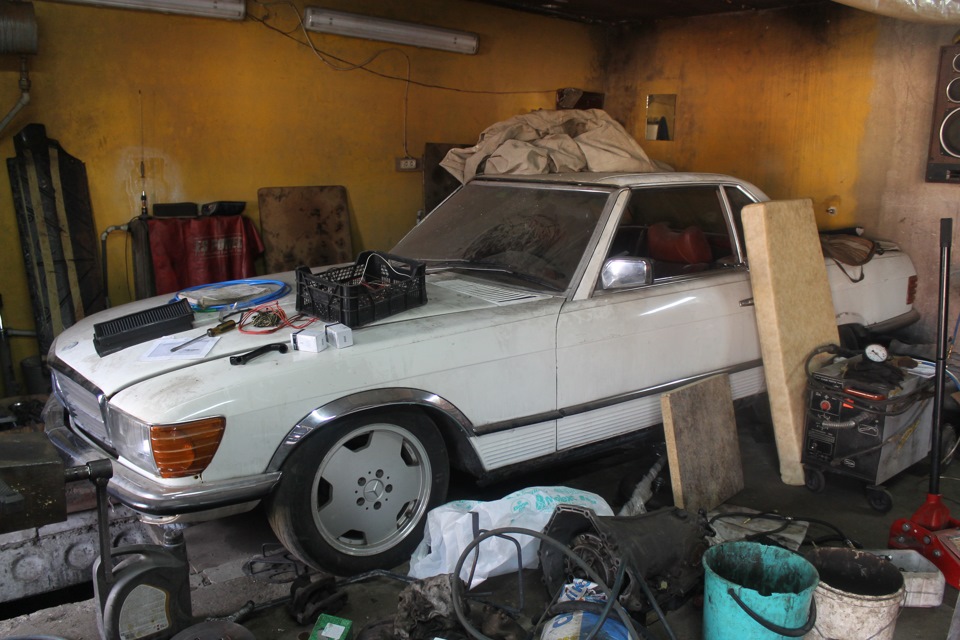 Ускорение 0-100, диагностика СТАР диагностом+ кабриолет SL 107 ...