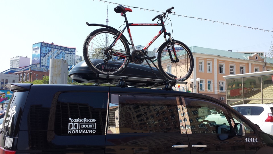 Крепление для велосипеда — Mitsubishi Delica D:5, 2,4 л, 2008 года ...