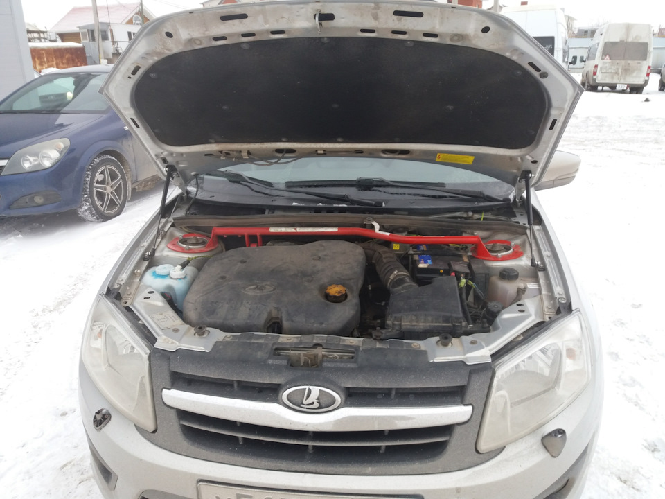 ☑ 159# Газовые упоры капота — Lada Гранта лифтбек, 1,6 л, 2014 года ...