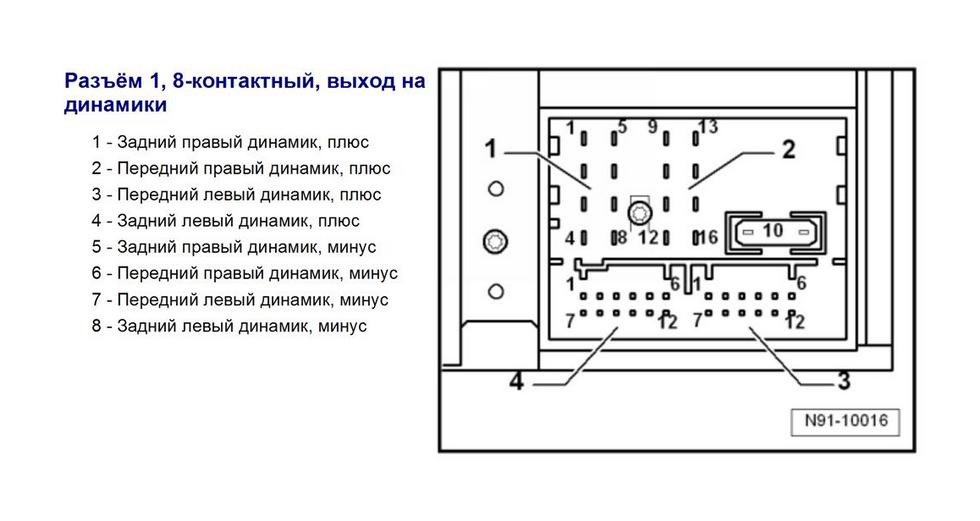 Rns 510 схема