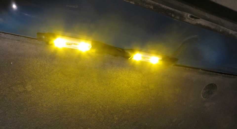 Подсветка под капотом (подсветка двигателя) — Hyundai Elantra (3G), 1,6 ...