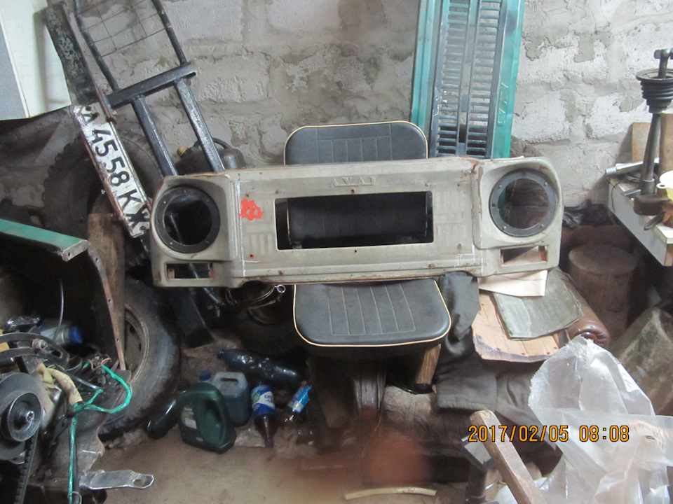 Продолжаю установку радиатора на перед от Нивы Шевроле — ЛуАЗ 969, 0,9 ...