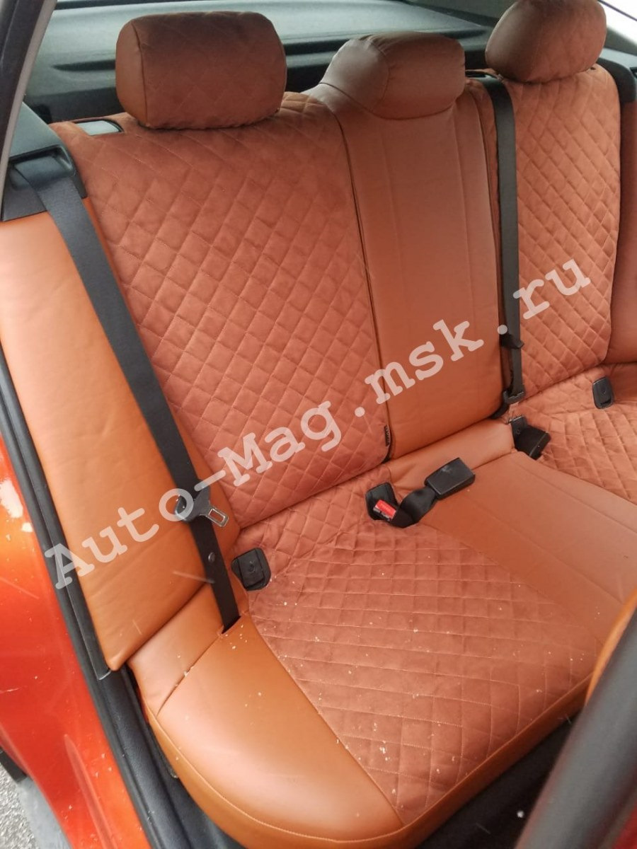 Чехлы на БМВ Х1 (е84) из экокожи с алькантарой от Автопилот — Auto-mag ...