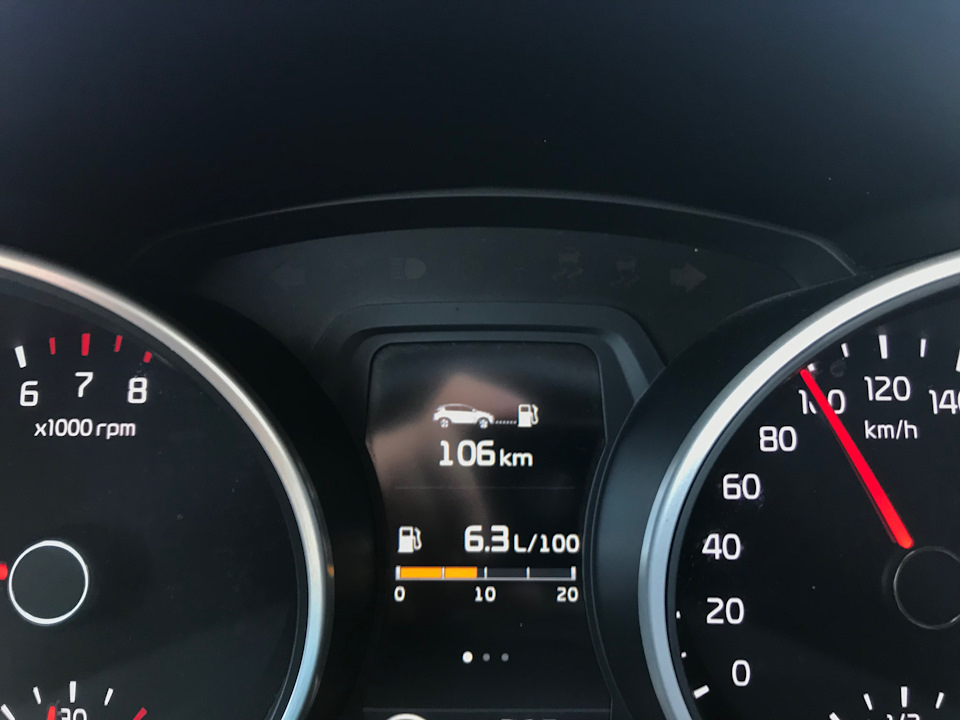 Расход.В Липецк.Чисто — KIA Sportage (3G), 2 л, 2015 года | просто так ...