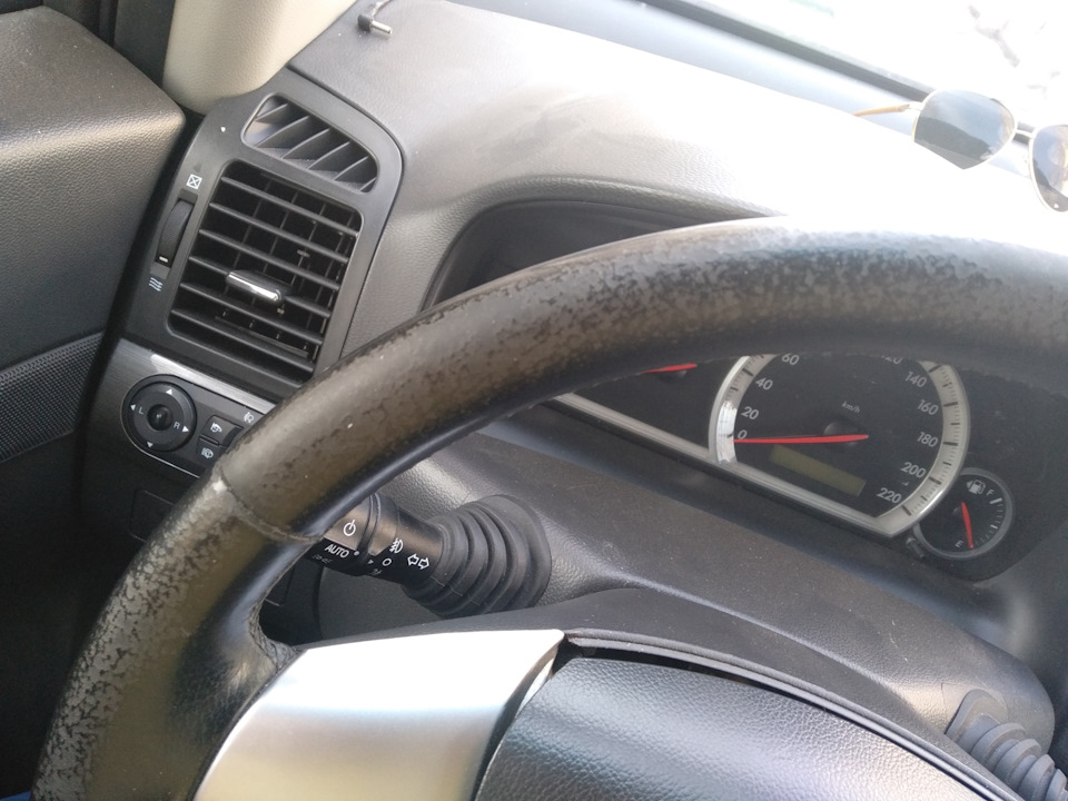 Замена обшивки руля — Chevrolet Captiva (1G), 3,2 л, 2007 года | своими ...