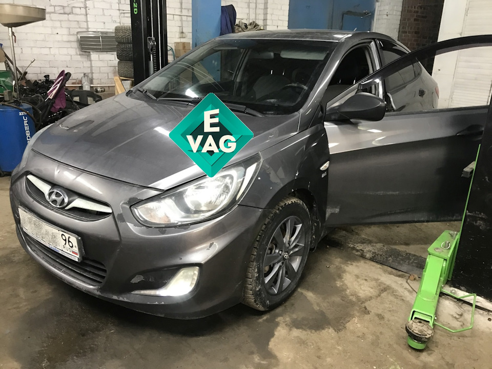 Hyundai Solaris 1.6 123 лс. Удаление катализатора, обновление прошивки ...