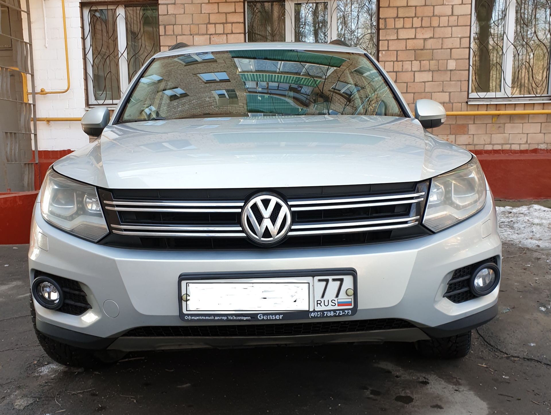 ТО+чистка радиаторов+замена кнопки багажника. — Volkswagen Tiguan (1G ...