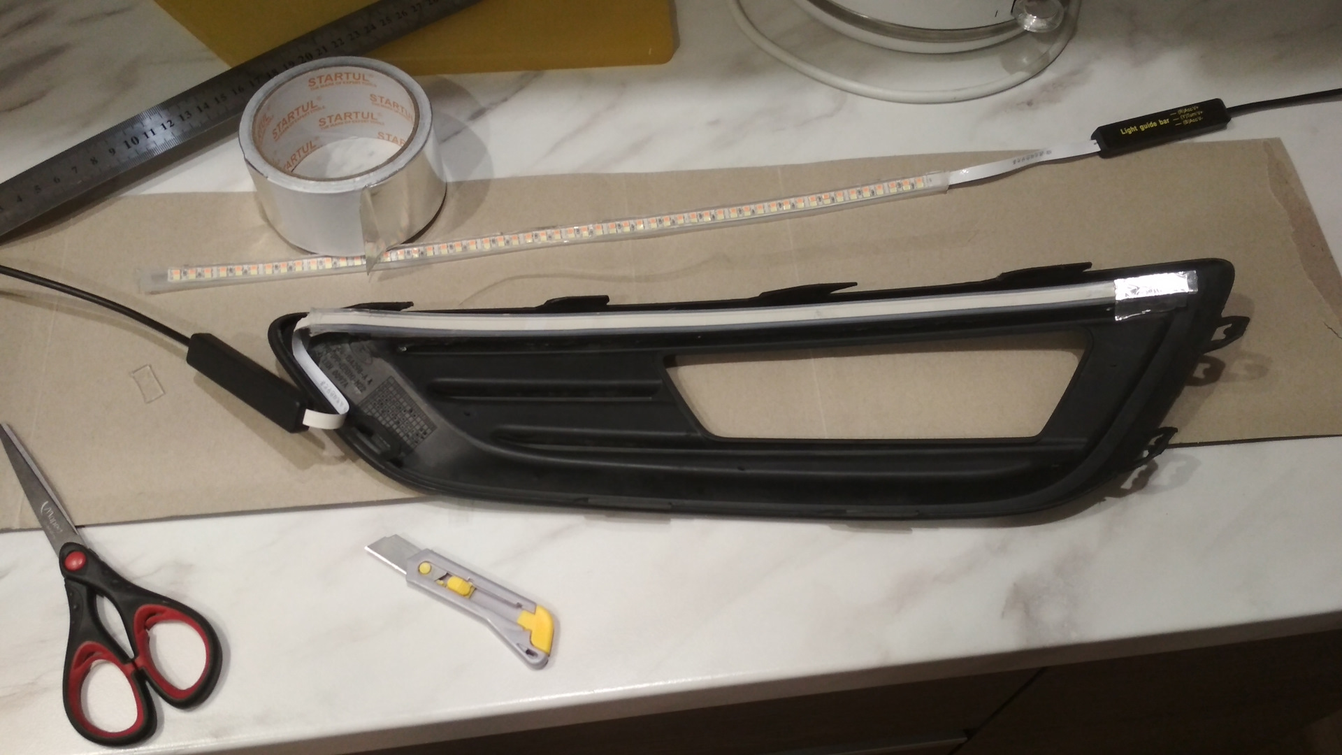 ДХО+бегущий поворотник своими руками — Ford Focus III Wagon, 1,5 л ...