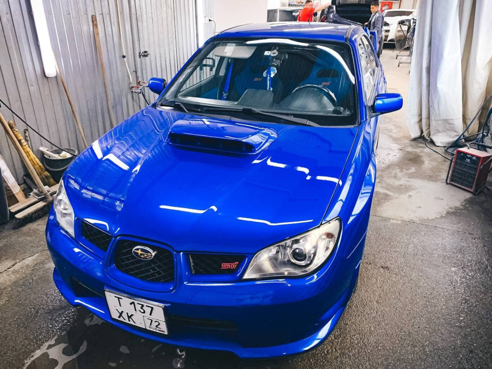 Теперь это лучшая карамелька в городе))) — Subaru Impreza WRX STI (GD)
