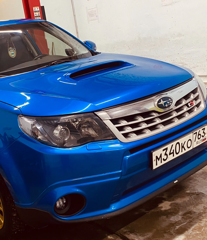 Покраска радиаторной решетки — Subaru Forester (SH), 2,5 л, 2012 года ...