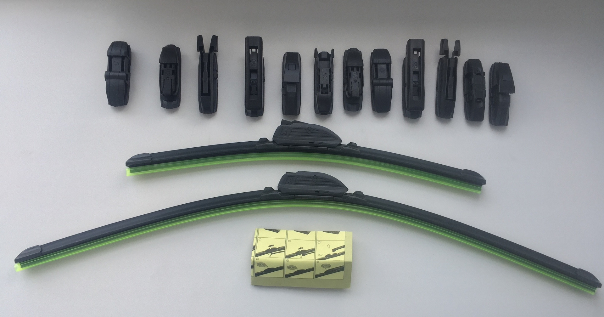 Бескаркасные дворники, MU-016U (400 мм), MU-026U (650 мм) - KIA Rio (3G). 