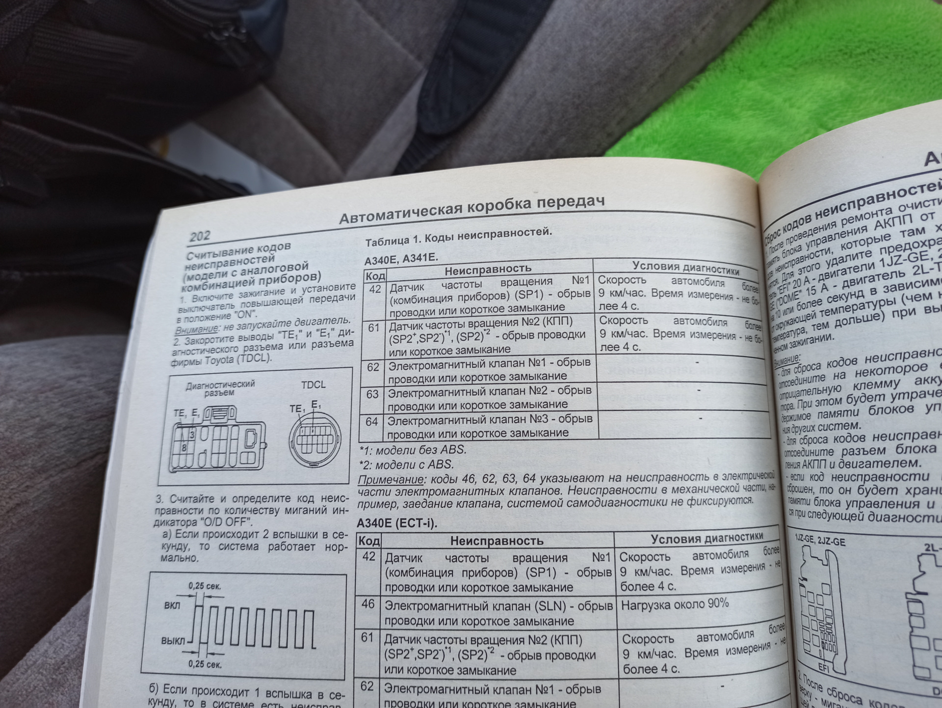 Ошибка на коробке автомат. Ошибка 63 тойота. прадо 95 1kz-te ошибка 63 акпп.