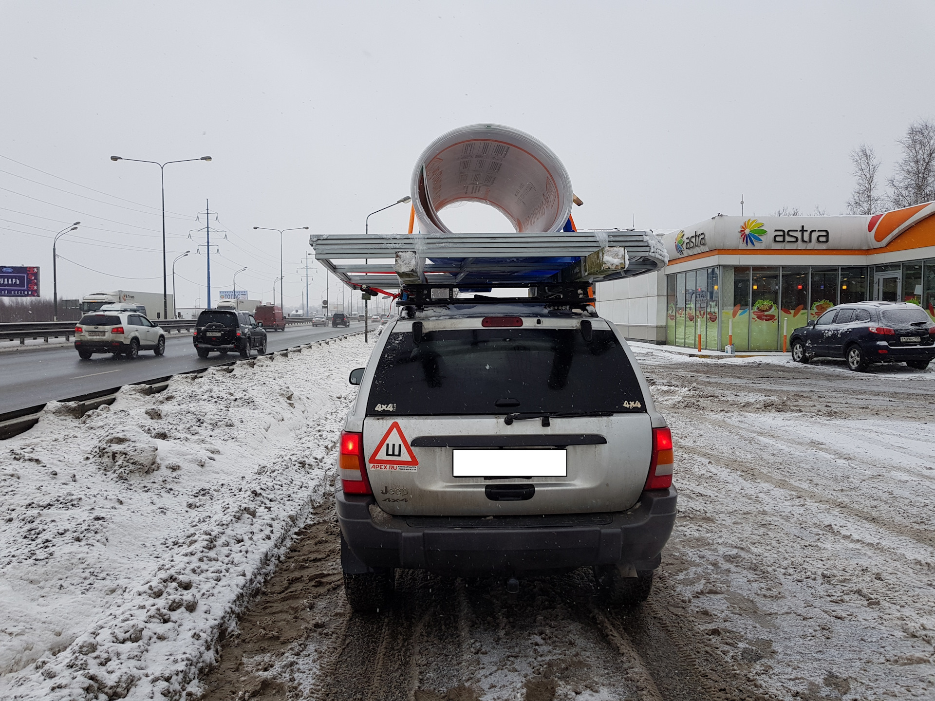 Перевозка поликарбоната (теплицы) на багажнике авто — DRIVE2