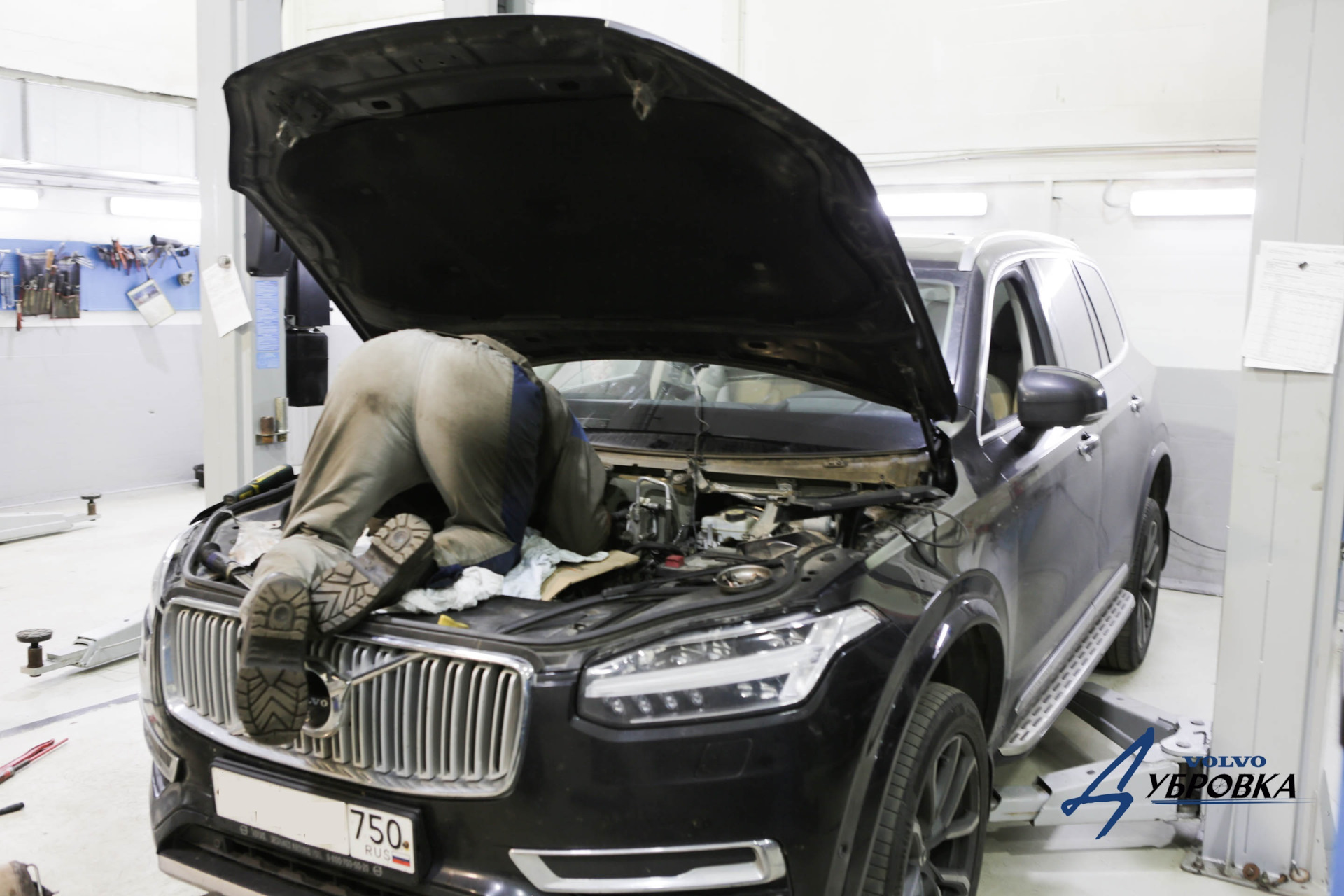 Volvo xc90 2015 поломка турбины