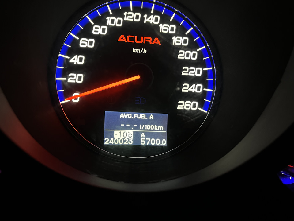 Километры, цельсии и паскали. — Acura RDX (1G), 2,3 л, 2007 года ...