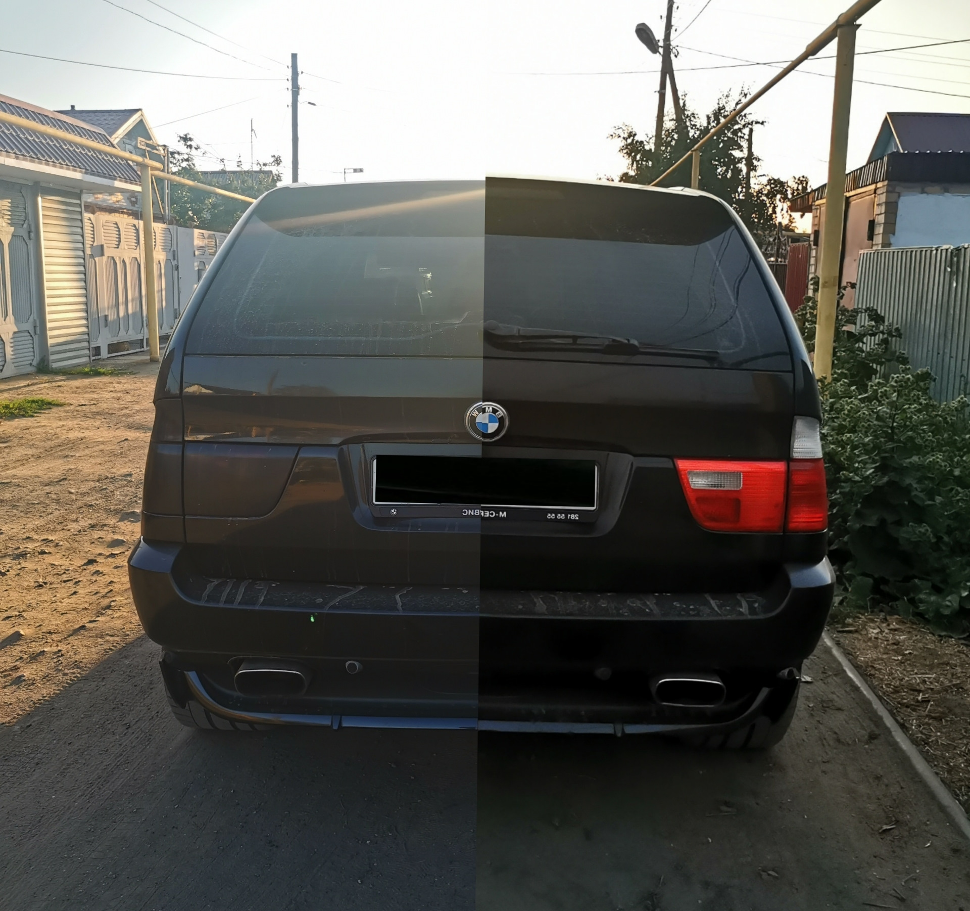 Убираем тонировку фонарей x5 е53 — BMW X5 (E53), 4,6 л, 2002 года ...