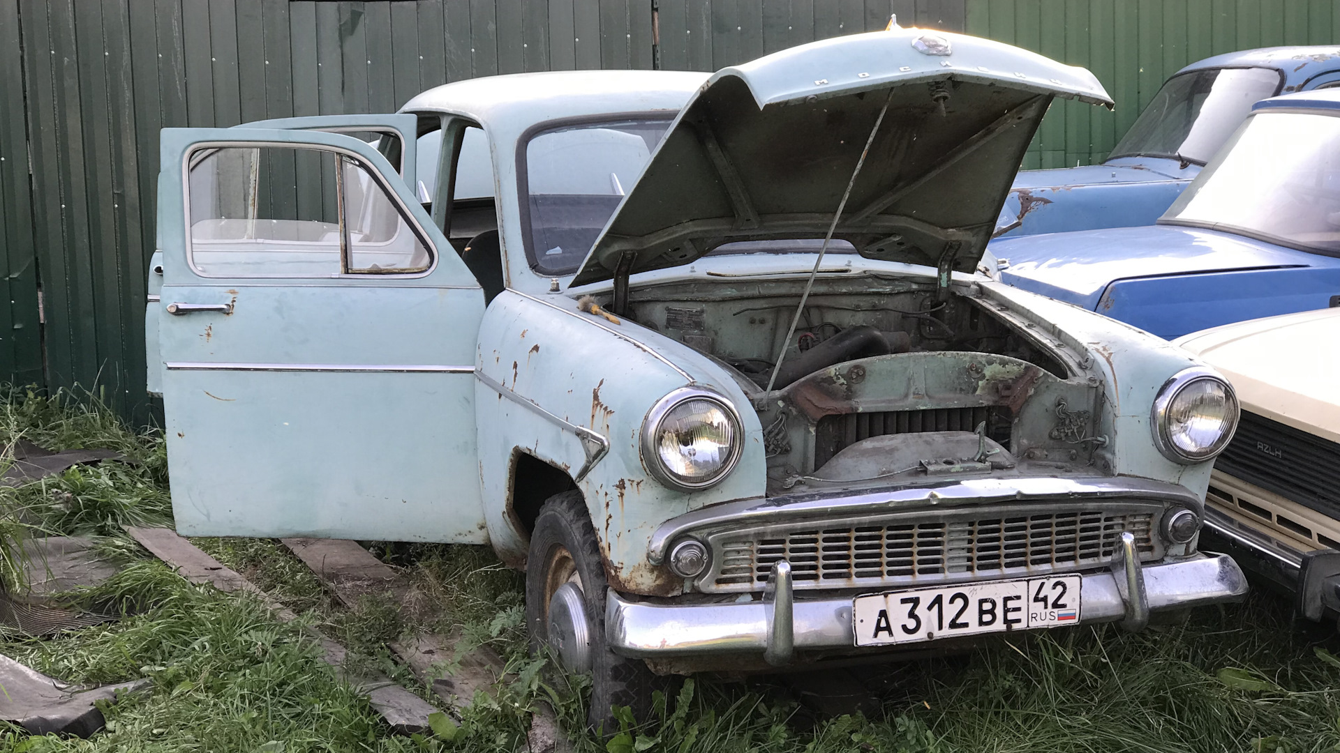 Москвич 407 1.4 бензиновый 1960 | ,МЗМА с Московской улицы на DRIVE2