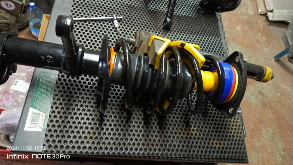 Стойки собраны. — Lada Гранта Лифтбек (2G), 1,6 л, 2019 года | запчасти ...