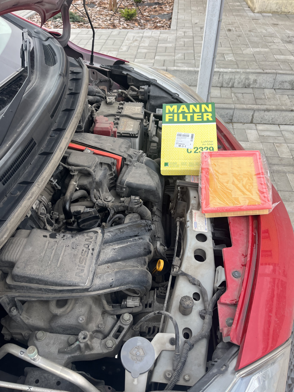 Очередное ТО и вопрос по лобовому стеклу — Nissan Note (2G), 1,2 л ...