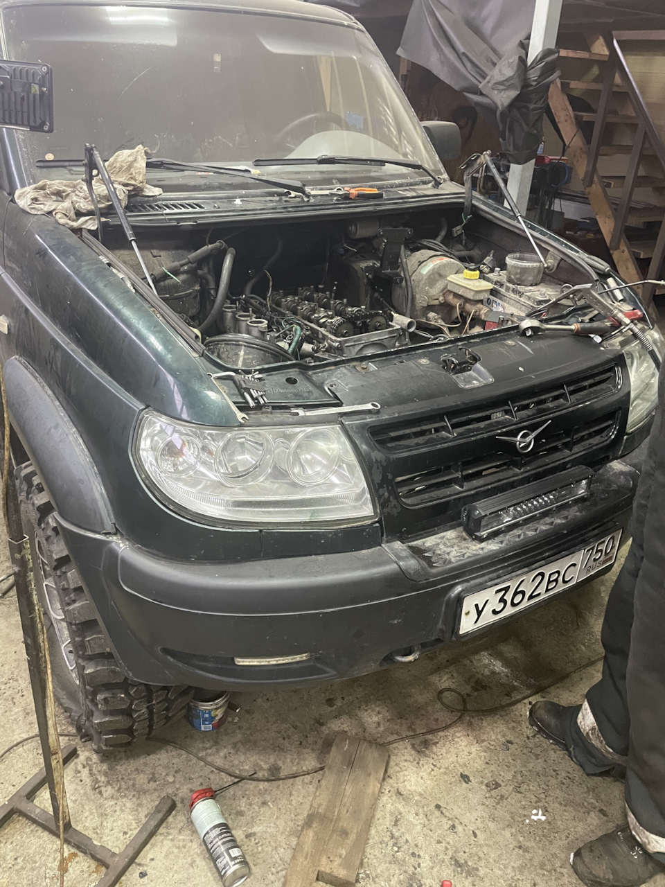 Пробило прокладку блока цилиндров — УАЗ Patriot, 2,7 л, 2006 года ...