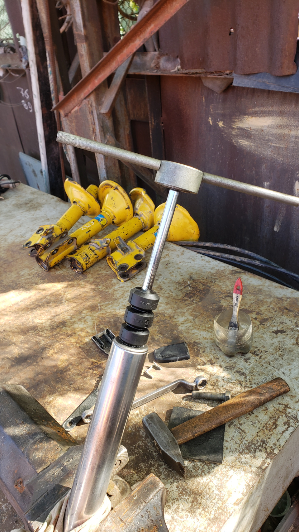 Правим резьбу на штоках — Subaru Impreza (GD/GG)