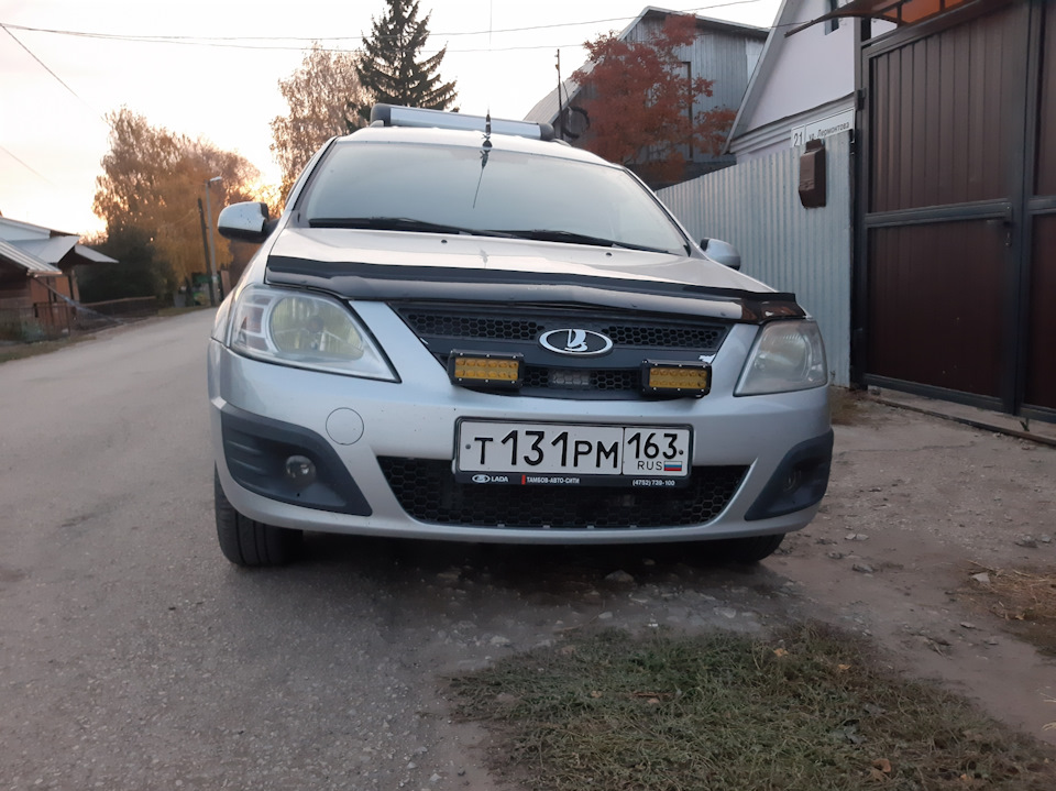 Установил доп дальний свет — Lada Ларгус, 1,6 л, 2013 года | стайлинг ...