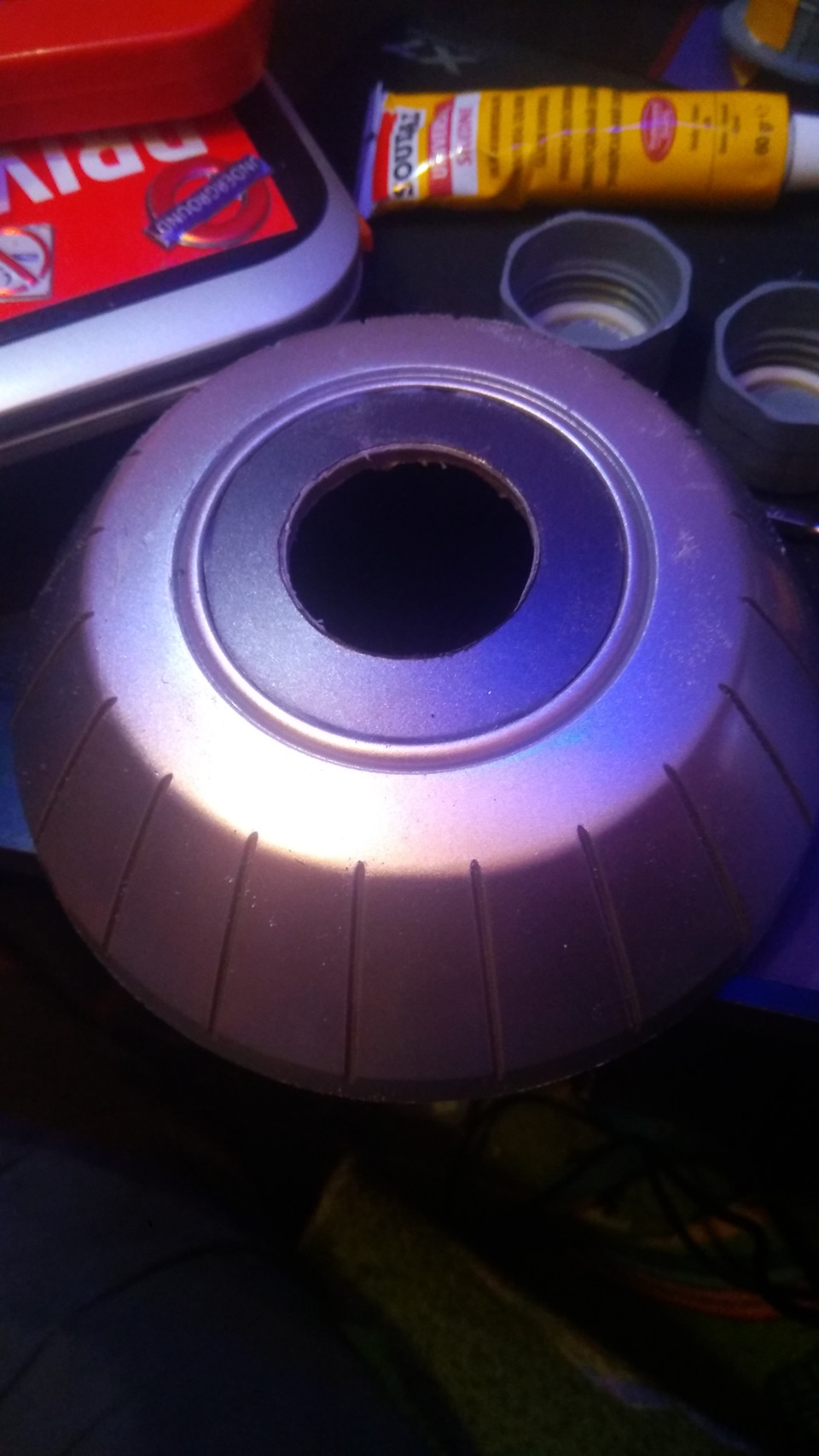 Мой вариант колпаков на мех.крышки хабов — SsangYong Rexton (1G), 2,3 л ...