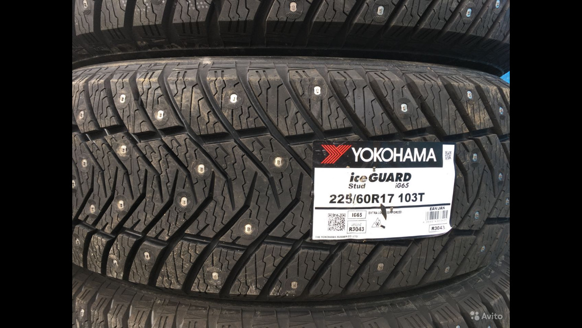 Шины 225 65 r17 шипы. Yokohama ig65. Yokohama Ice Guard ig65. Yokohama ig65 225 60 r17. Yokohama ICEGUARD stud ig65.