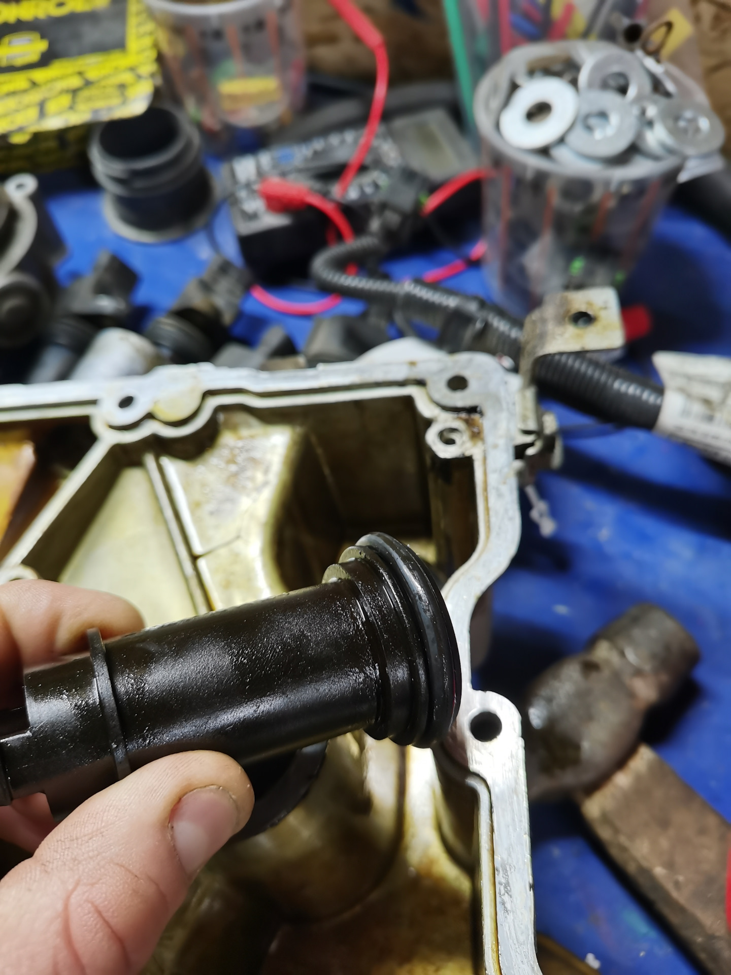 Масло в гофре воздушного фильтра проблема решена. — Lada Гранта Лифтбек ...