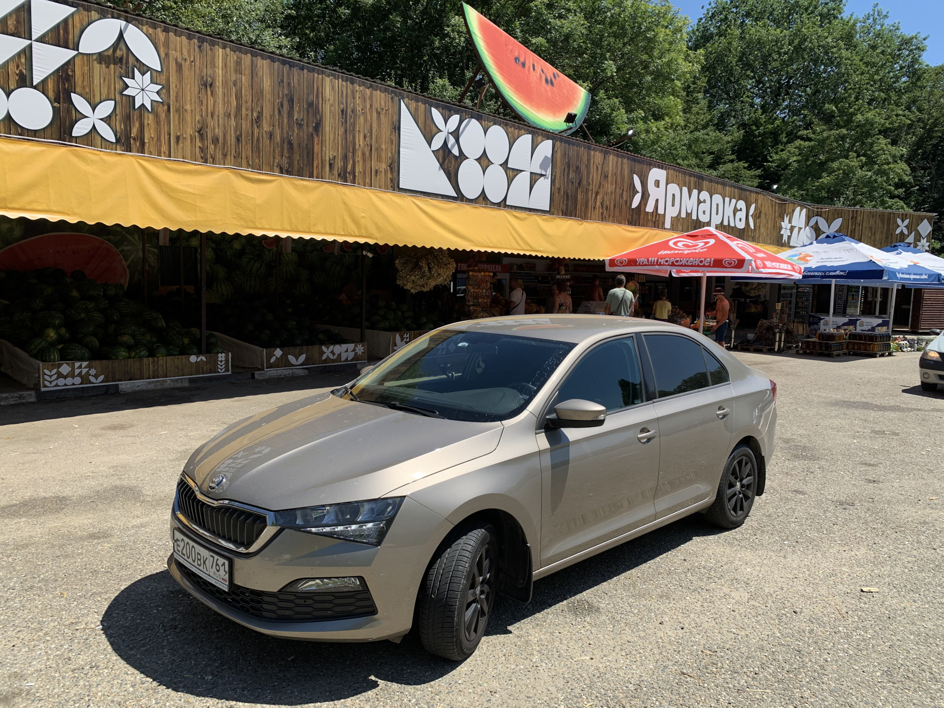 Кабардинка 2021 — Skoda Rapid (2G), 1,6 л, 2020 года | путешествие | DRIVE2