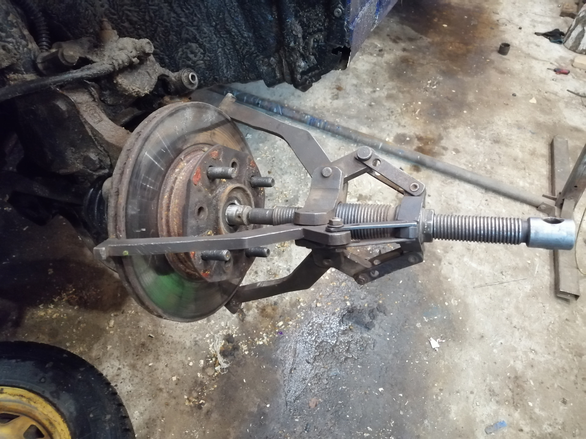 Как заменить тормозной диск на hyundai accent 1994 — Hyundai Accent (1G ...