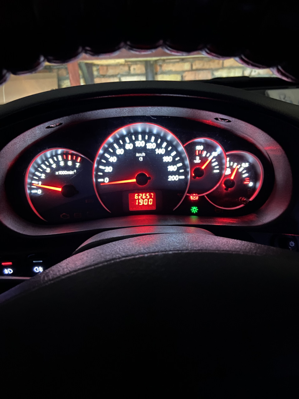 Пересвет Щитка Приборов с Плавным розжигом, пересвет блока обогрева ...