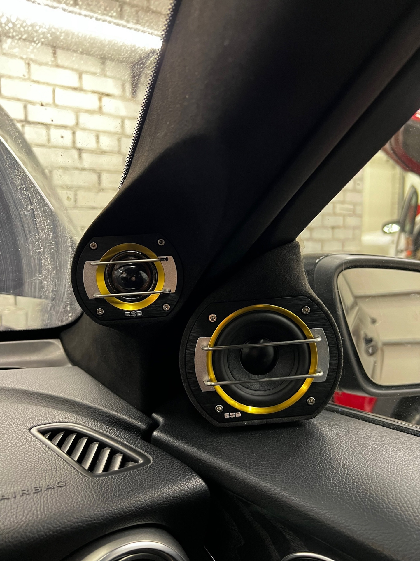 Mercedes GLC X253 Изготовление стоек под 3х полосную акустику ESB 8000 ...