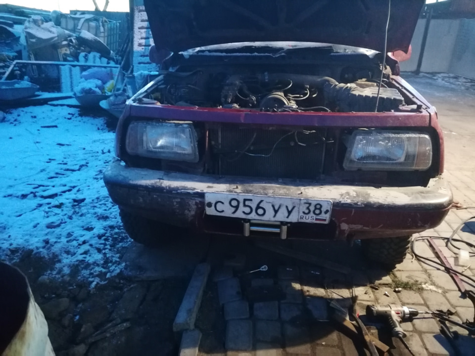 Установка лебёдки в стоковый бампер. — Suzuki Escudo (1G), 1,6 л, 1992 ...