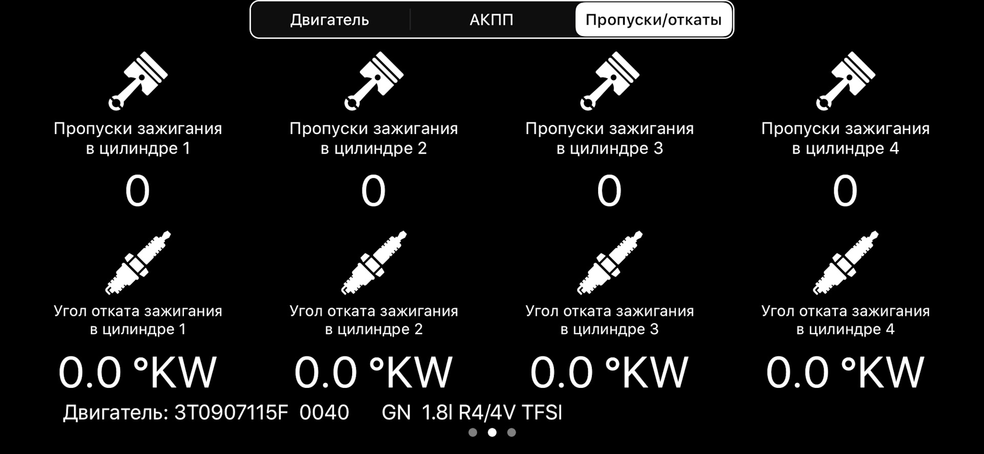 Виртуальная панель приборов. Пропуски и откаты угла зажигания с помощью  ELM327 — Skoda Octavia A5 Mk2, 1,8 л, 2011 года | электроника | DRIVE2