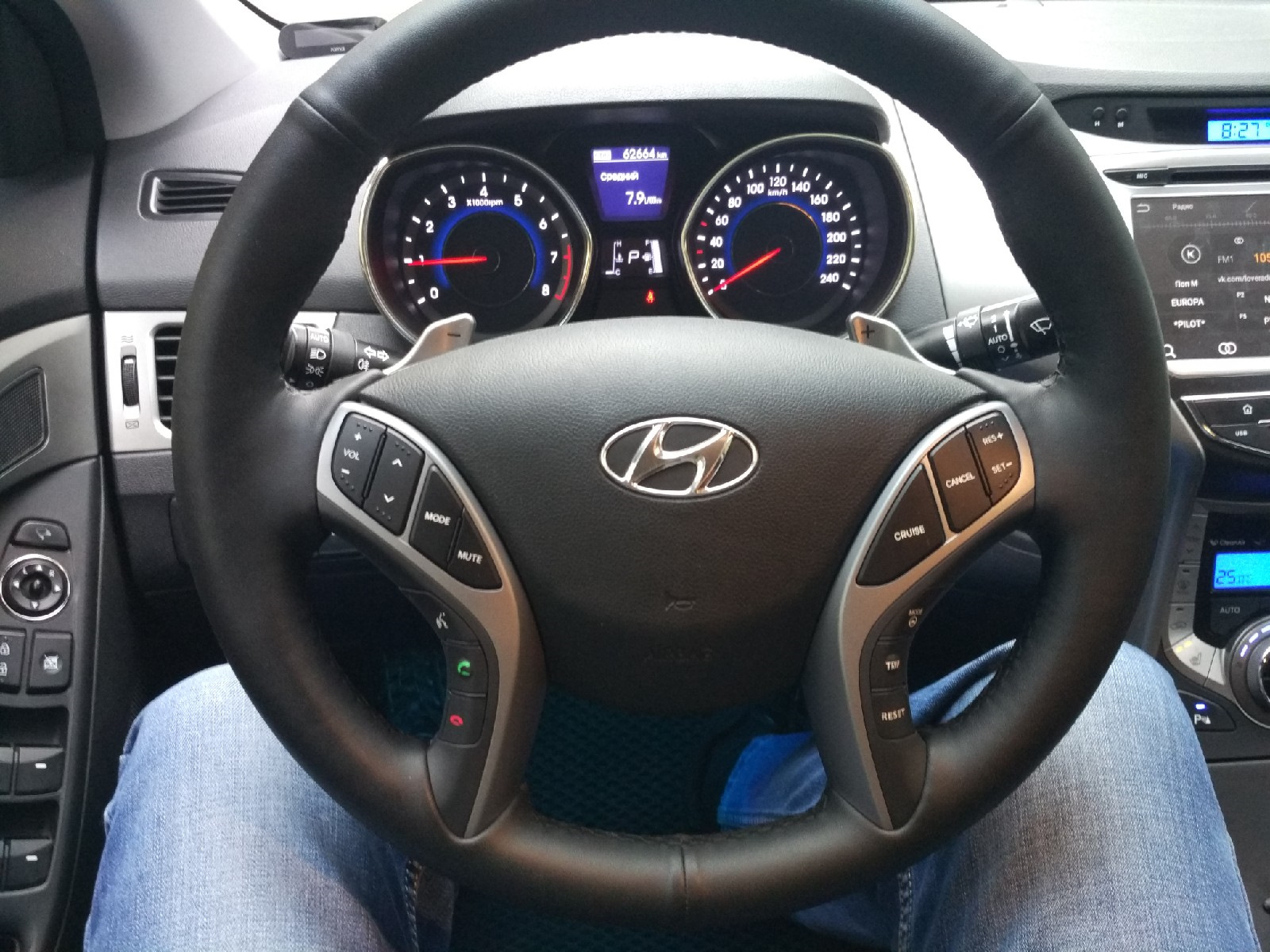 Hyundai elantra круиз