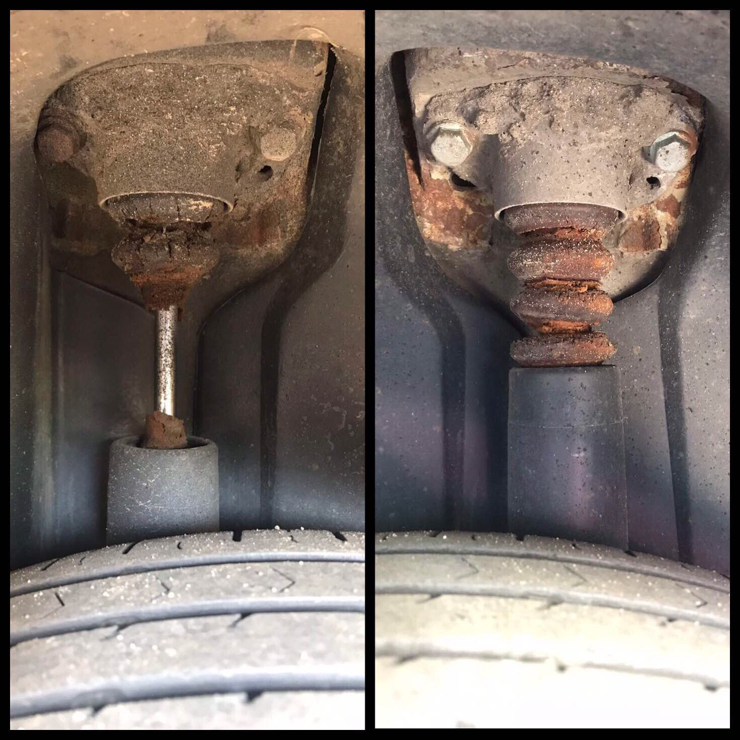 Отбойники задних амортизаторов — Volkswagen Golf Mk4, 1,4 л, 2001 года ...