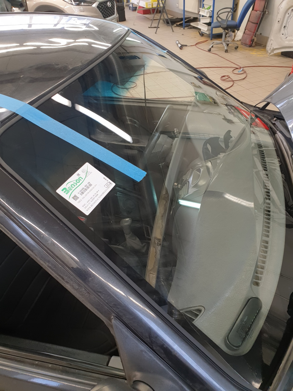 Замена лобового стекла, полировка оптики и регулировка фар — Hyundai ...