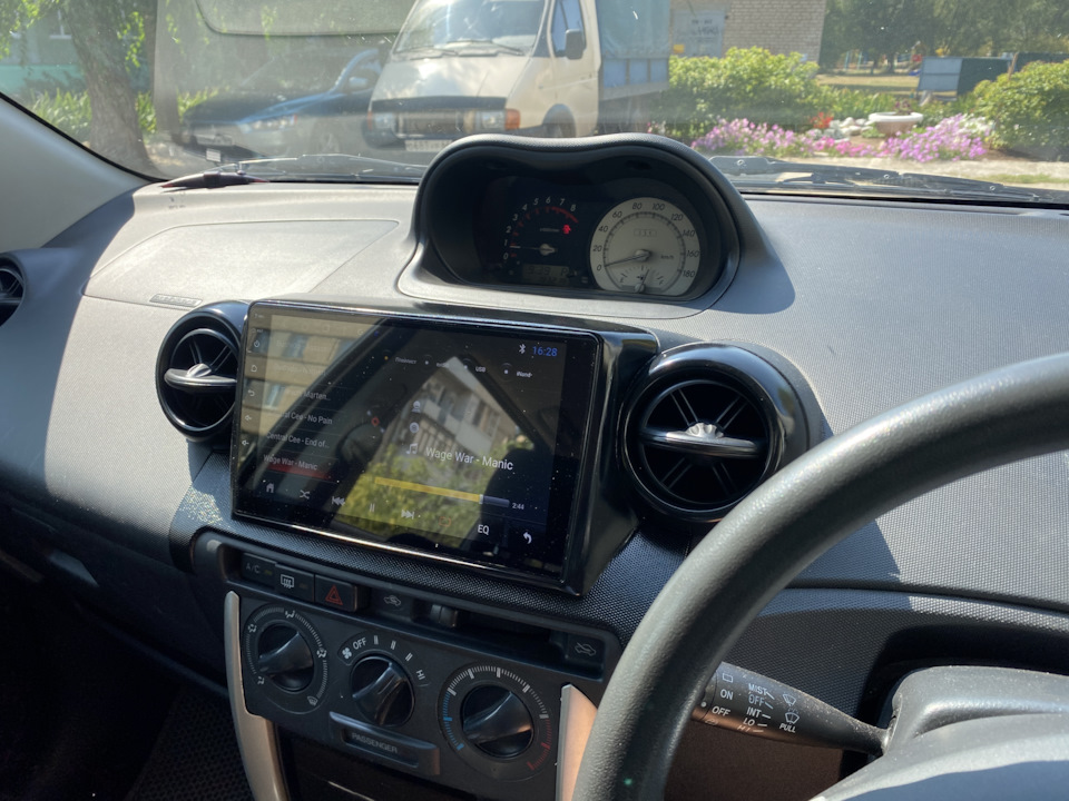 #5.Переходная рамка под 9 дюймов готова. — Toyota ist (1G), 1,3 л, 2004 ...