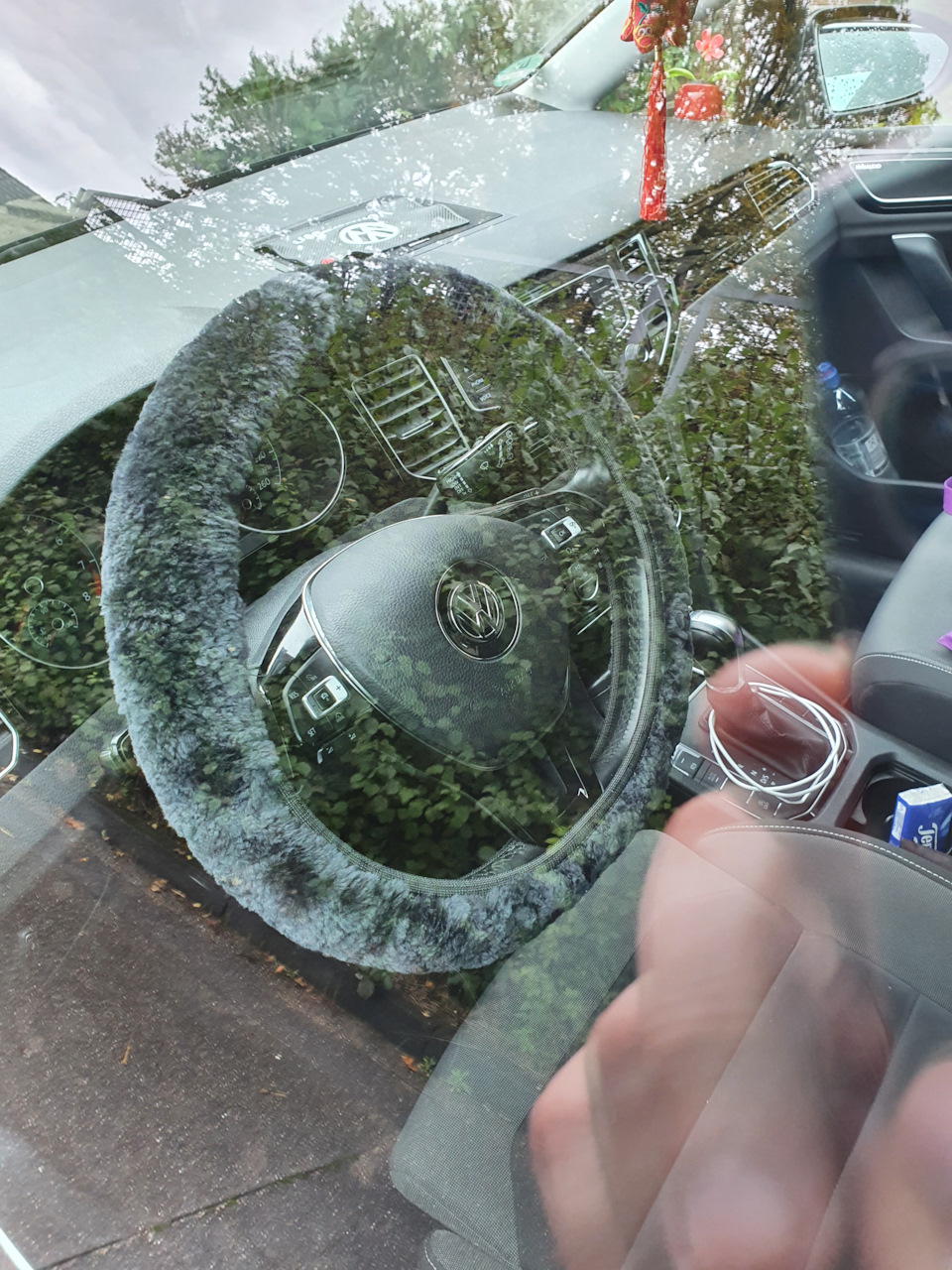 быстрая установка обогрева руля — Volkswagen Golf Sportsvan, 2 л, 2014 ...