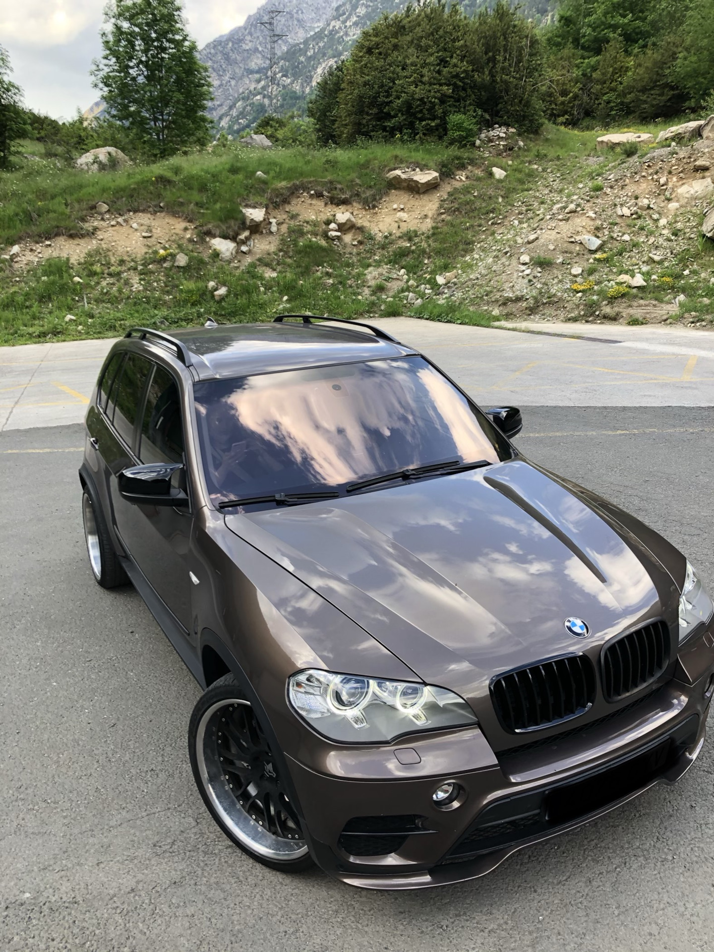 ブランド 新品 BMW X5 E70 Eibach製ダウンサス ロワリングキット付