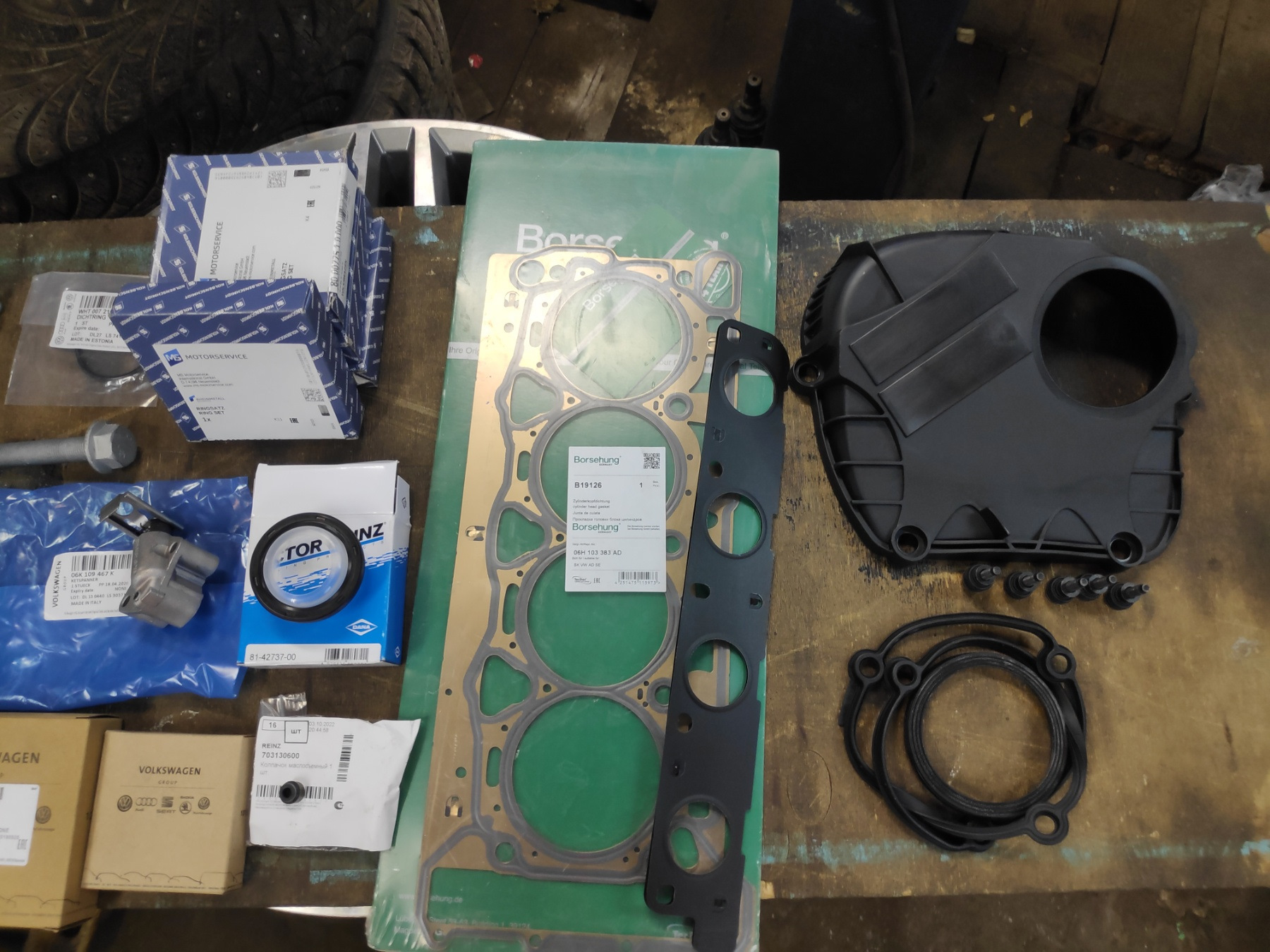 10 лет в строю! Замена ГРМ, поршневых колец и др. на 1.8TSi (CDAB ...