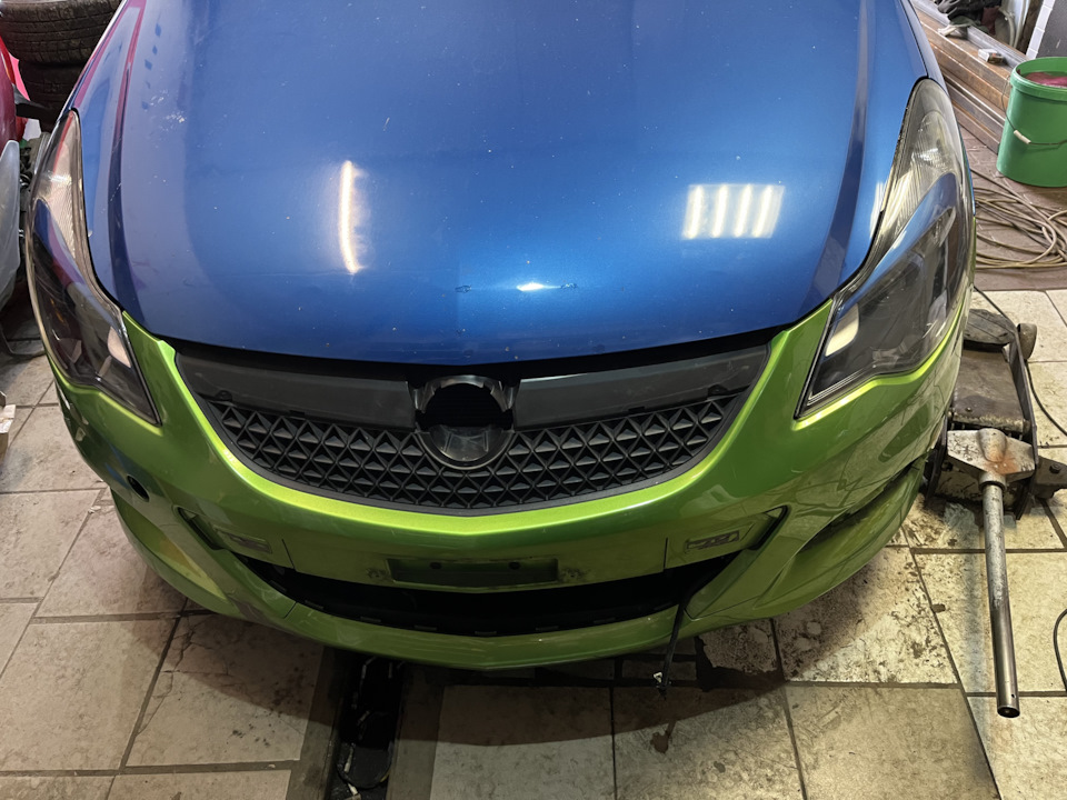 Куплен бампер оригинал GM рест. — Opel Corsa D OPC, 1,6 л, 2008 года ...