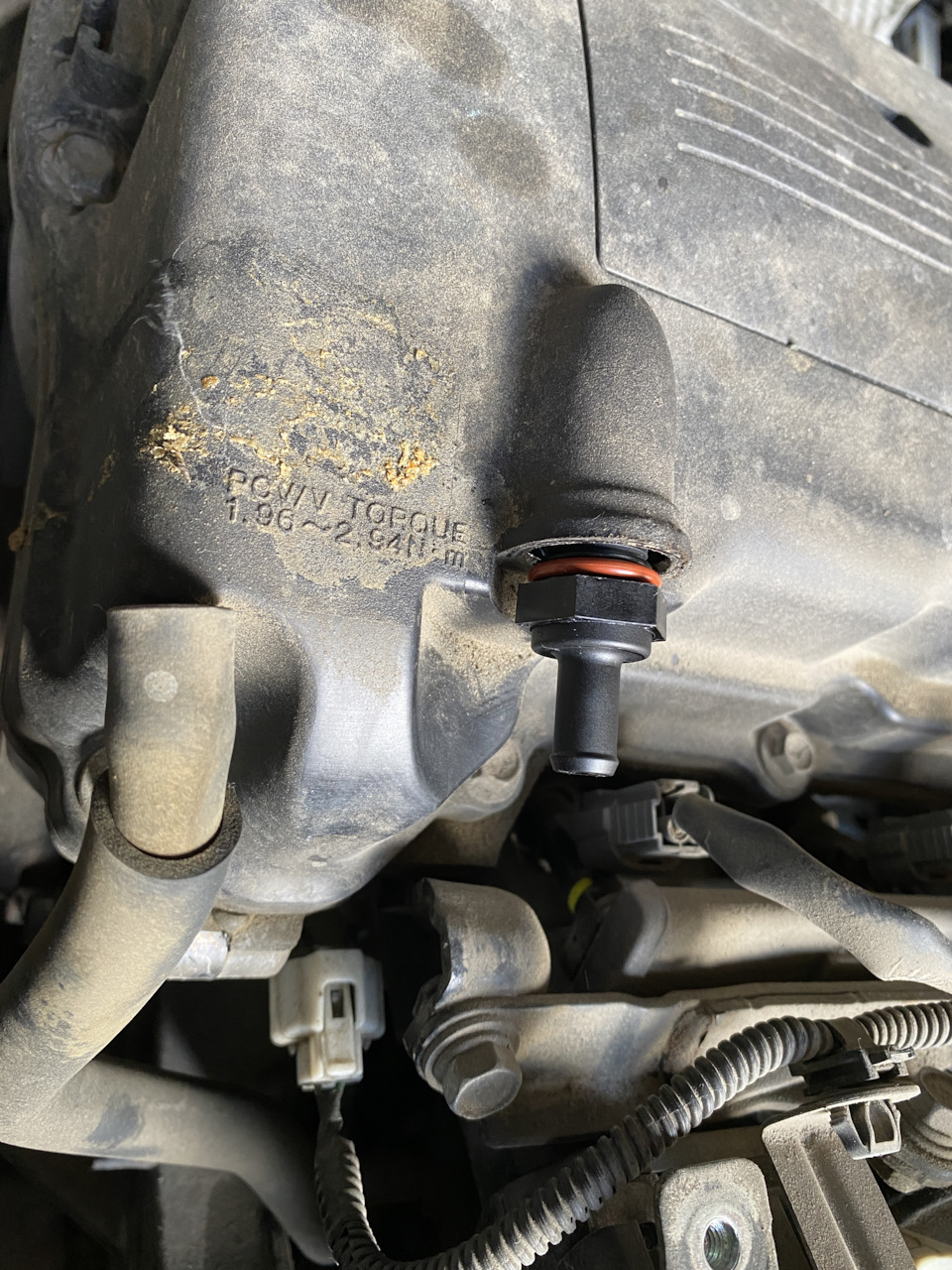 Клапан картерных газов митсубиси аутлендер 3