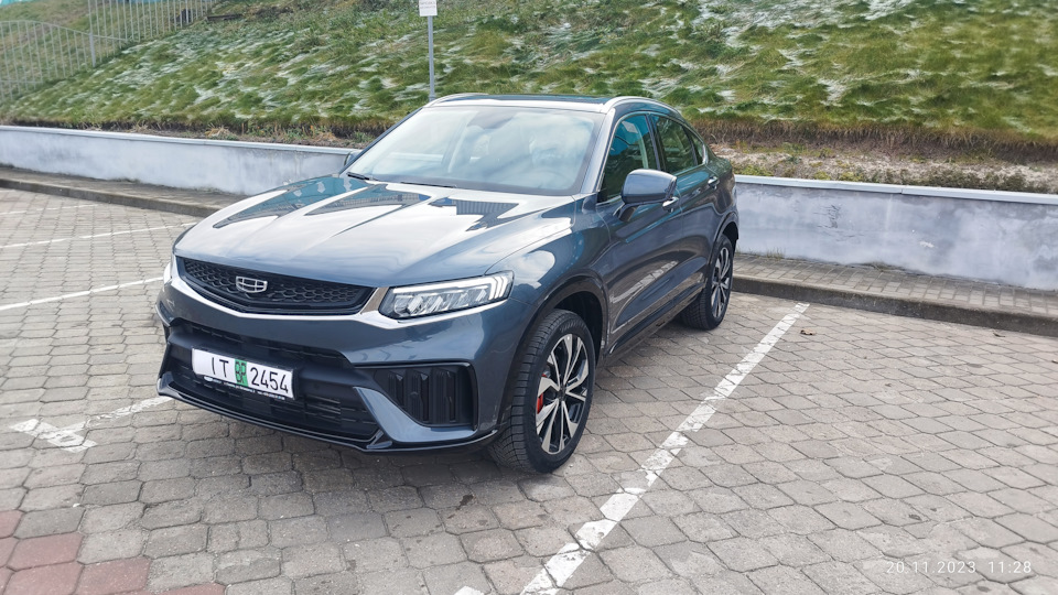 95 или 98-й бензин. — Geely Tugella, 2 л, 2023 года | наблюдение | DRIVE2