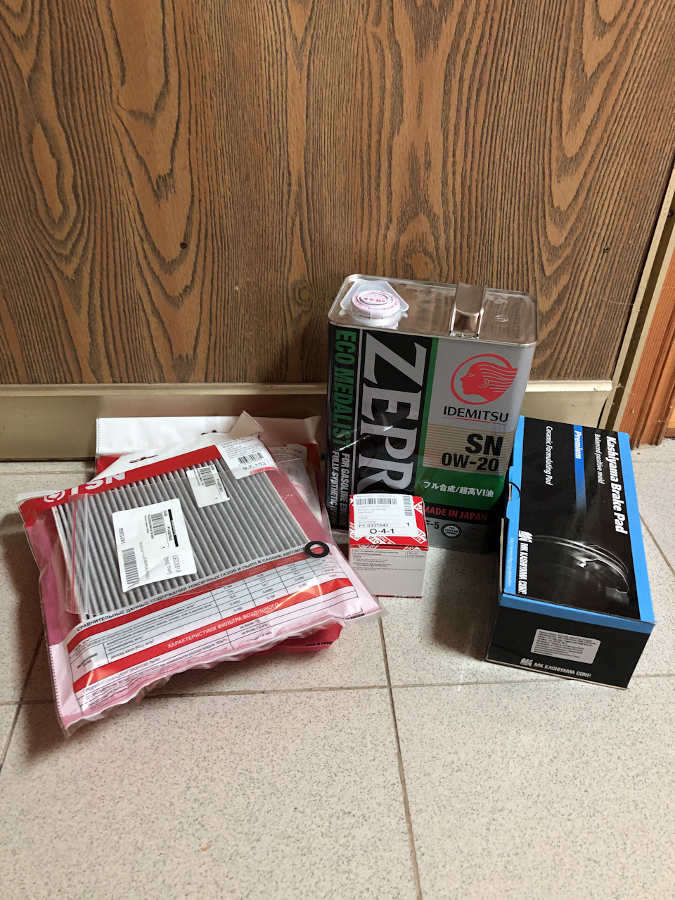 ТО-5. По классике — масло и фильтра, плюс замена тормозных колодок ...