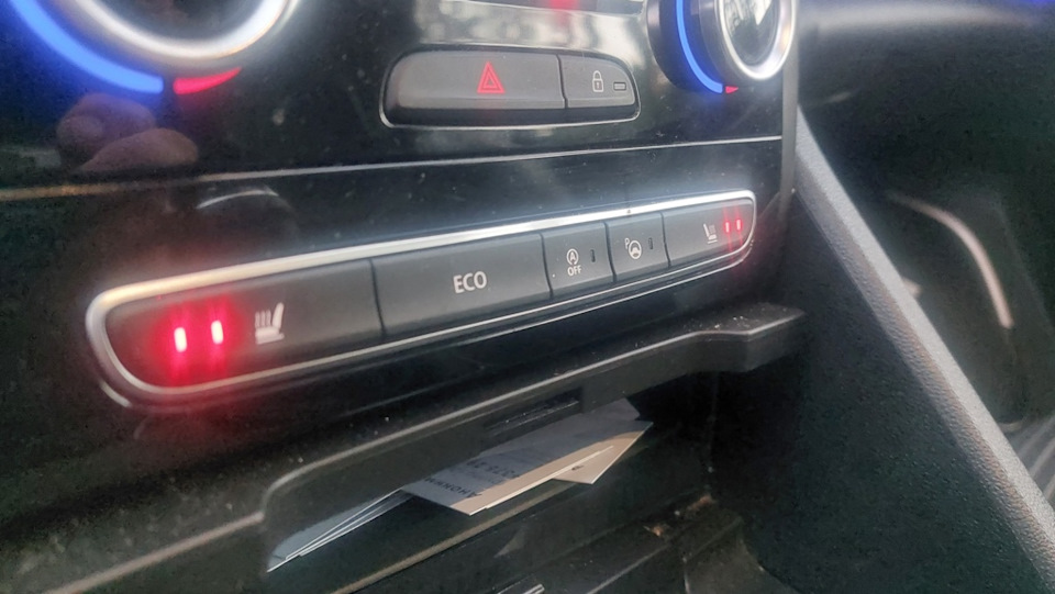 Штатный подогрев сидений на Renault Espace (5G), Renault Koleos (2G ...