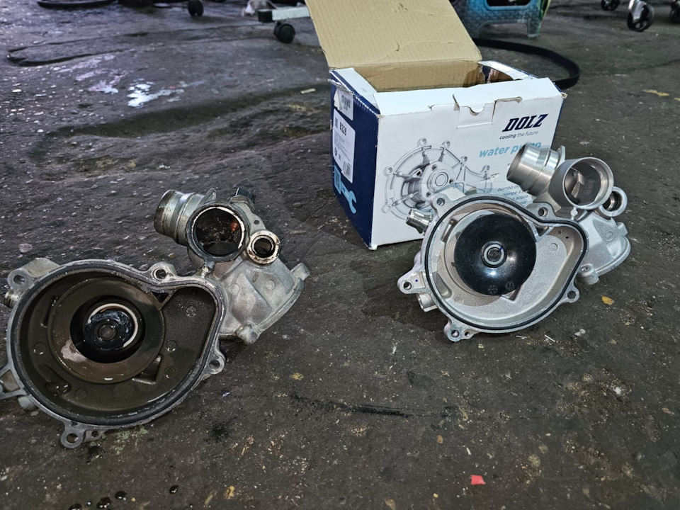 Замена помпы, вот такой вот поворот) 👀🤝😎 — BMW 7 series (E65/E66), 3,5 ...