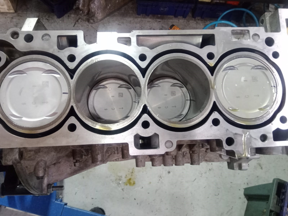 Пробило двигатель G4KE Hyundai Santa Fe на шоссе — КарповМоторс на DRIVE2