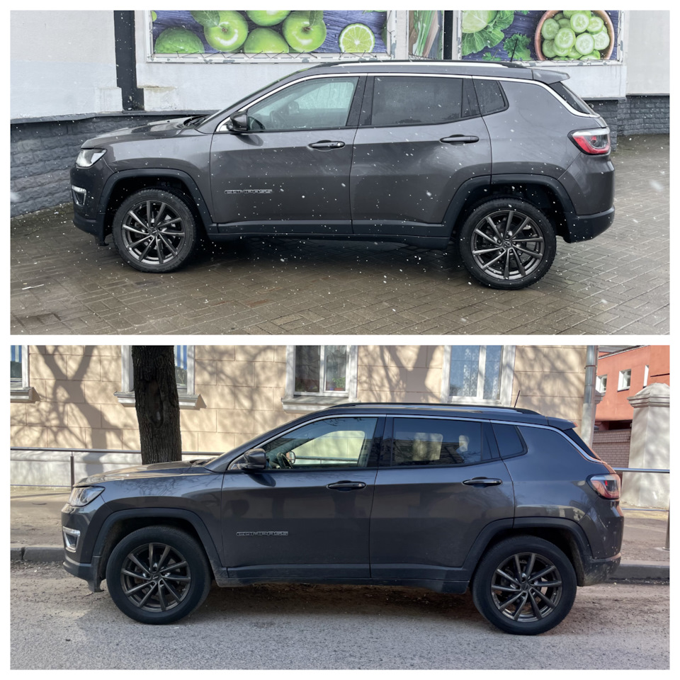 Терпения не хватило. Махнул 225/50/18 на 225/60/18. Теперь кайфую) — Jeep  Compass (2G), 2 л, 2019 года | шины | DRIVE2